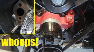 Plugging water pump bypass hole on chevy 350 for electric water pump