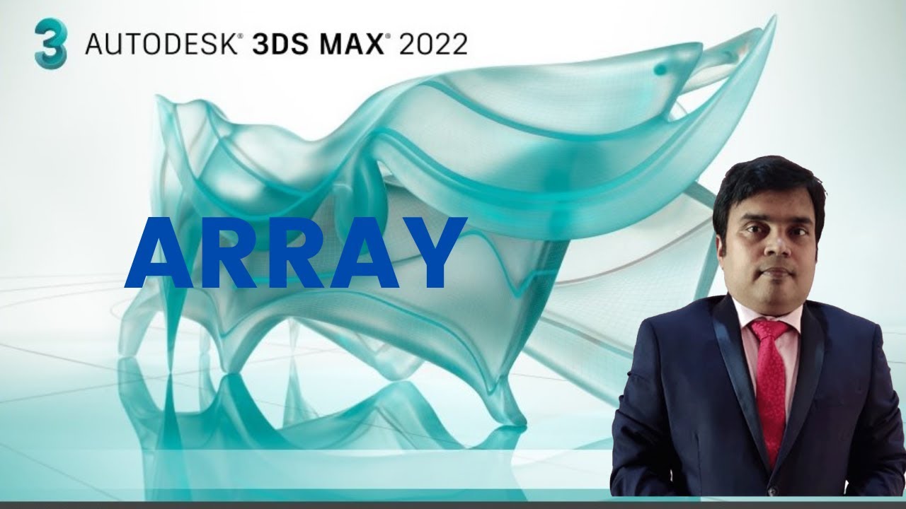 Use Array in 3ds max 2022 - YouTube