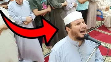 إمام كفيف يبكي بكاءاً شديداً عندما قرأ ( قال رب لم حشرتني أعمى ) القارئ رضا سلمان