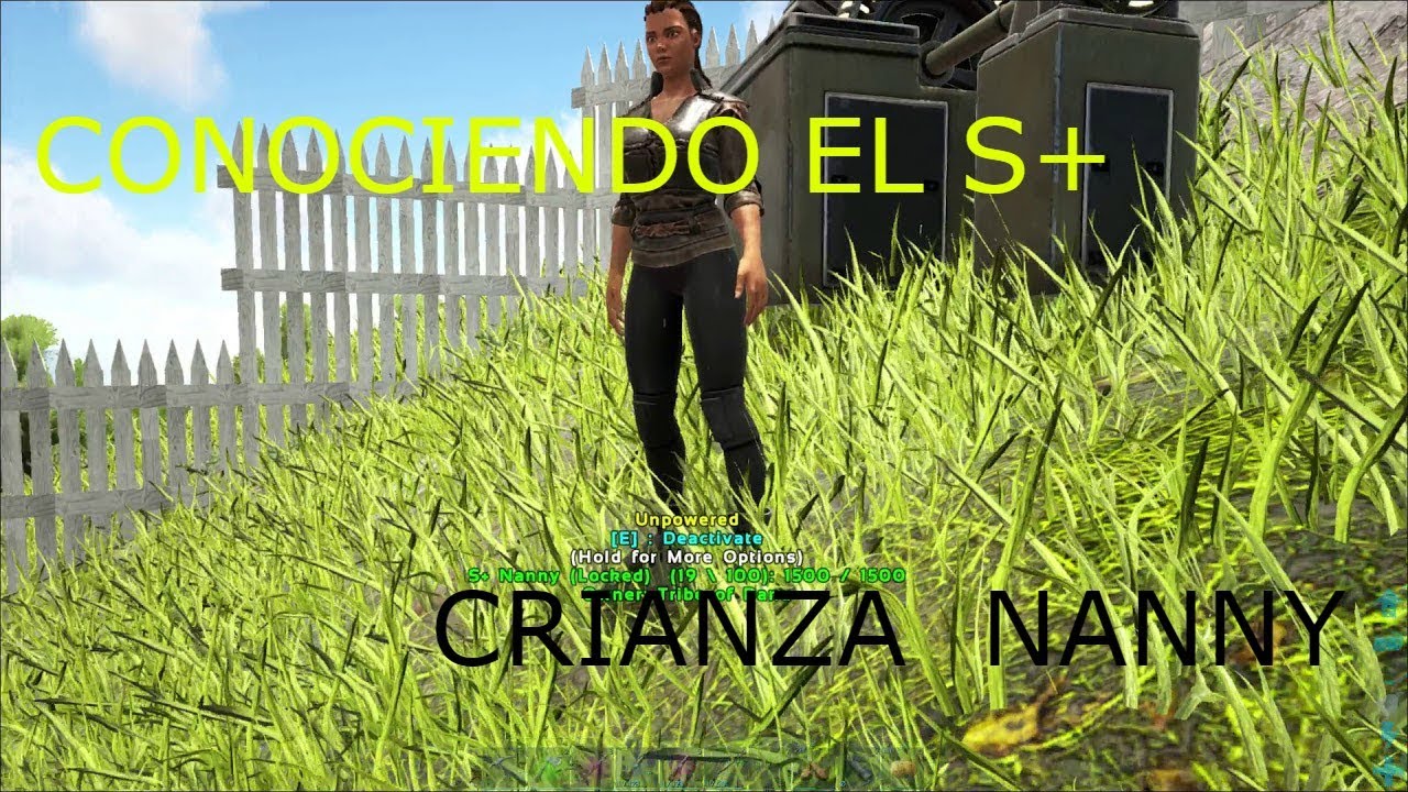 Ark Survival Evolve Conociendo S Crianza Y Nanny Youtube