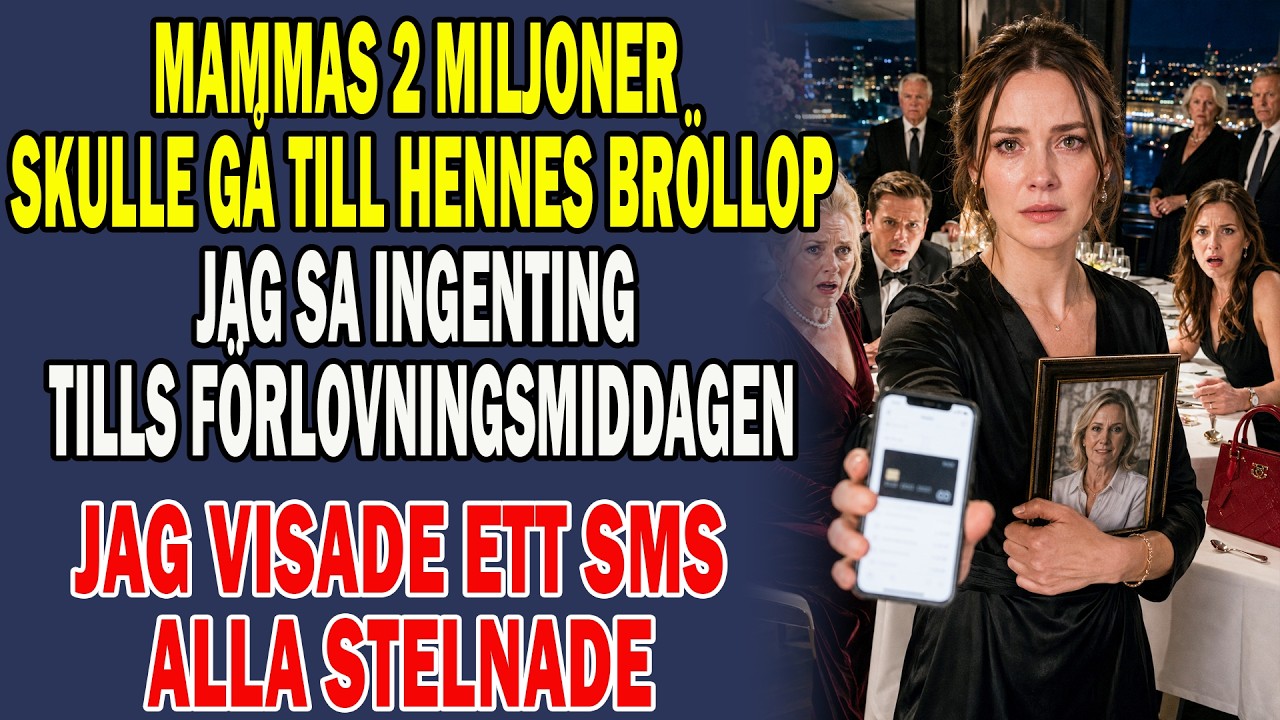 Röken från begravningskaffet hade knappt skingrats när telefonen ringde. En handläggare från försäkringsbolaget berättade att mamma tecknat en livförsäkring – nästan två miljoner kronor. Jag...