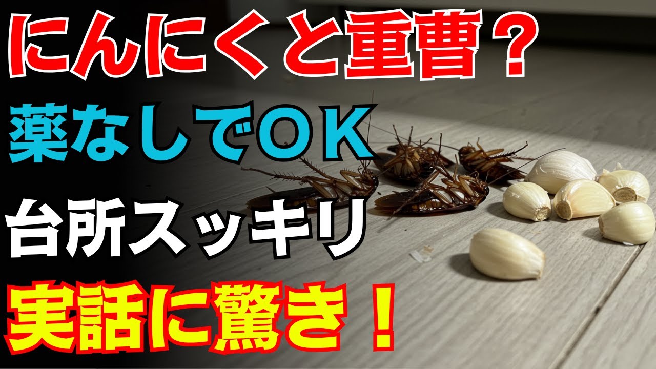 薬を使う時代はもう古い! にんにくと重曹で台所を守る新しい知恵 ― シニアにもやさしい自然派の工夫 - YouTube