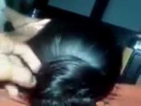 Long Hair Shiny Bun Play With Hubby Youtube