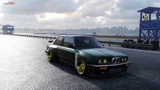 Drifting E30 M3 at a go kart track | CarX screenshot 1