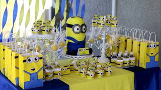 Mesa de Postres Inspirada en los MINIONS