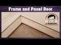 No nonsense frame and flat panel cabinet doors