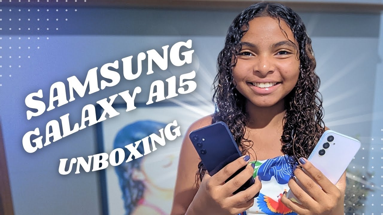 Unboxing: ELA ESCOLHEU O SAMSUNG GALAXY A15, igualzinho ao meu! | O Celular da mãe quebrou 😱📱