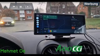 Aoocci Portable Carplay Screen Dashcam Unterstützt Wireless CarPlay & Android Auto Review Deutsch