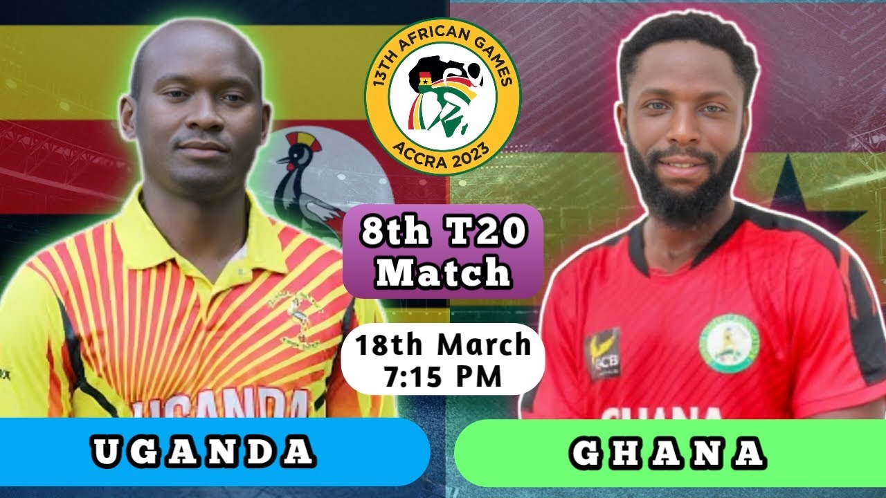 Uganda Vs Ghana 8th T20 Match UGA Vs GHA African Games Ghana Men uganda-vs-ghana-8th-t20-match-uga-vs-gha-african-games-ghana-men