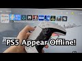 PS5 How to Appear Offline!