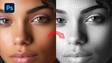 Create the Dotted Halftone Pattern Effect in Photoshop 2025 | Quick and Easy