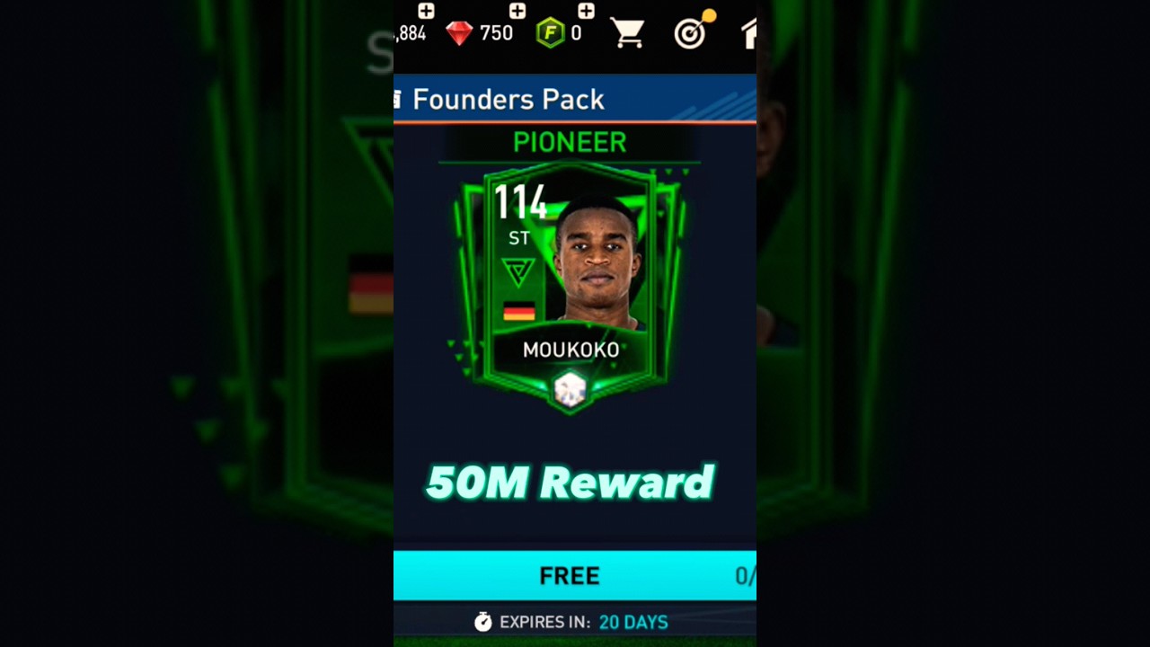 114 Free Pioneer🔥50M founders reward fifa mobile🤩free 114 pioneer player founders event 