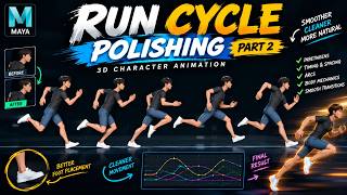 😱 Your Run Cycle Looks Robotic FIX THIS! | Maya Polishing Tutorial