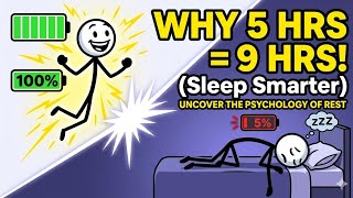 Why 5 Hours Sleep Feels Like 9 Hours! 😱#mindset#psychology#overthinking#facts#mentalhealth#mind 