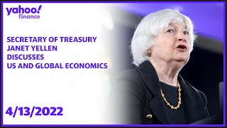 US Secretary of Treasury Janet Yellen delivers remarks on US and global economics