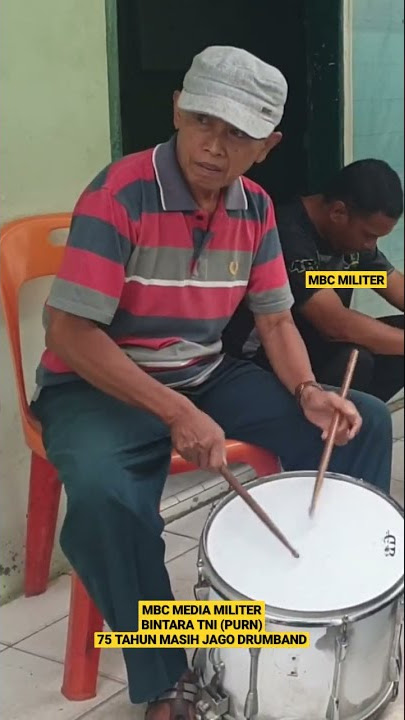 Diusia 75 Tahun Purn TNI Jago Drumband