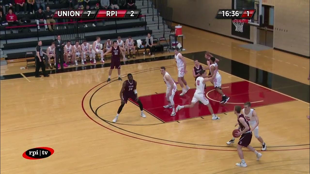 RPI Men's Basketball vs Union College (02/29/20) YouTube