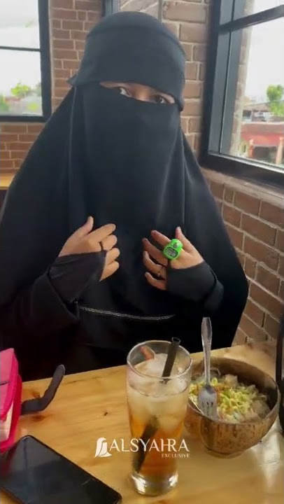 Tutorial simple cara pakai niqab poni pulldown by alsyahra exclusive #tutorial #shorts