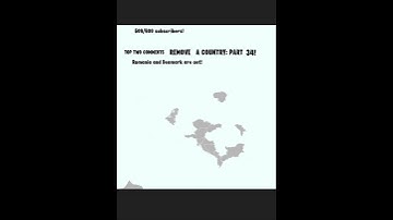 Top two comments remove countries - Part 34! #mapper #mapping #countryballs #map #europe  #worldmap