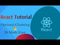 React JS Tutorial in Hindi #17 | JavaScript Optional Chaining (?.) Explained