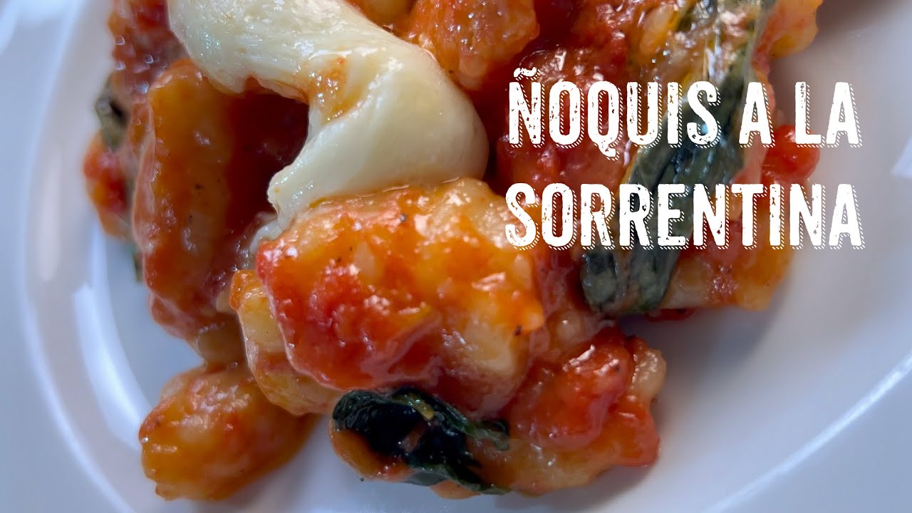 Ñoquis de papa a la Sorrentina @Mariantocook