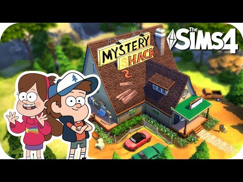 GRAVITY FALLS: CABAÑA DEL MISTERIO (Juego Base) 🌲🏡🕵🏻♂️ Los Sims 4 Speed Build