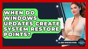 When Do Windows Updates Create System Restore Points? - All About Operating Systems