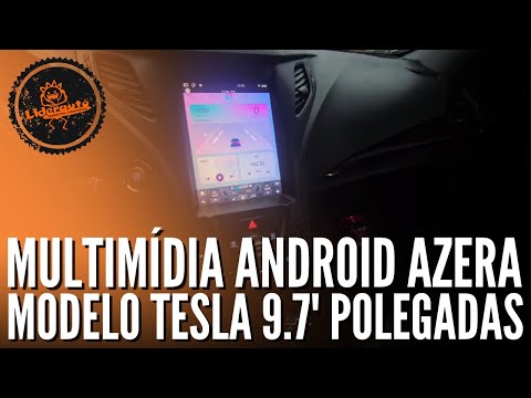 Multimídia modelo Tesla para o Azera