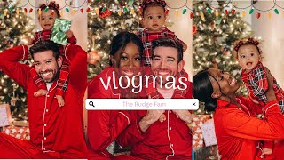 OUR FIRST CHRISTMAS AS A FAMILY 2022 | RUDGE FAM VLOGMAS | black motherhood