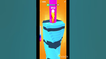 Drop stack ball game level 95 #gaming #gamer #games #gameplay #gaming #shortvideo