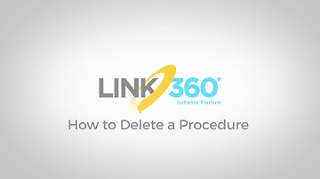 Brady LINK360 software | How To Delete A Procedure