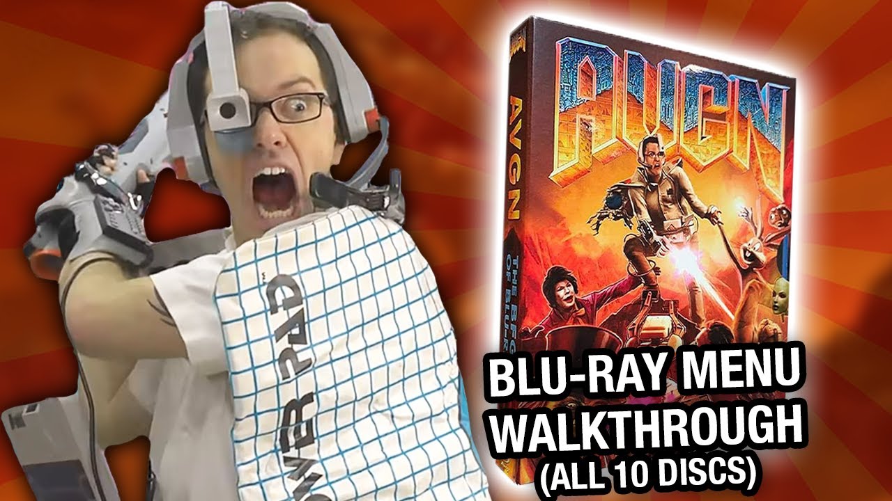 Angry Video Game Nerd BFG Collection - Blu-Ray Menu Walkthrough (All 10 Discs)