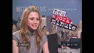 New York Minute Mary Kate & Ashley Olsen Interview Press Junket (2004)