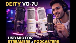 Deity VO-7U USB Microphone | Broadcast Sound for Streamers & Podcasters