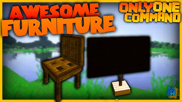 Minecraft: Furniture in only one command! (1.8)