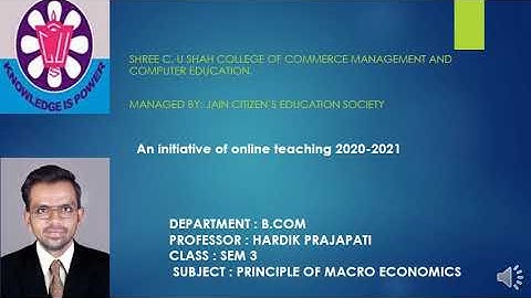 B.COM SEM-3 PRINCIPLE OF MACRO ECONOMICS PART-16 BY PROF. HARDIK PRAJAPATI