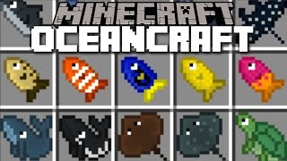 Minecraft OCEANCRAFT MOD / PLENTY OF SHARKS, WHALES AND STINGRAYS!! Minecraft screenshot 2