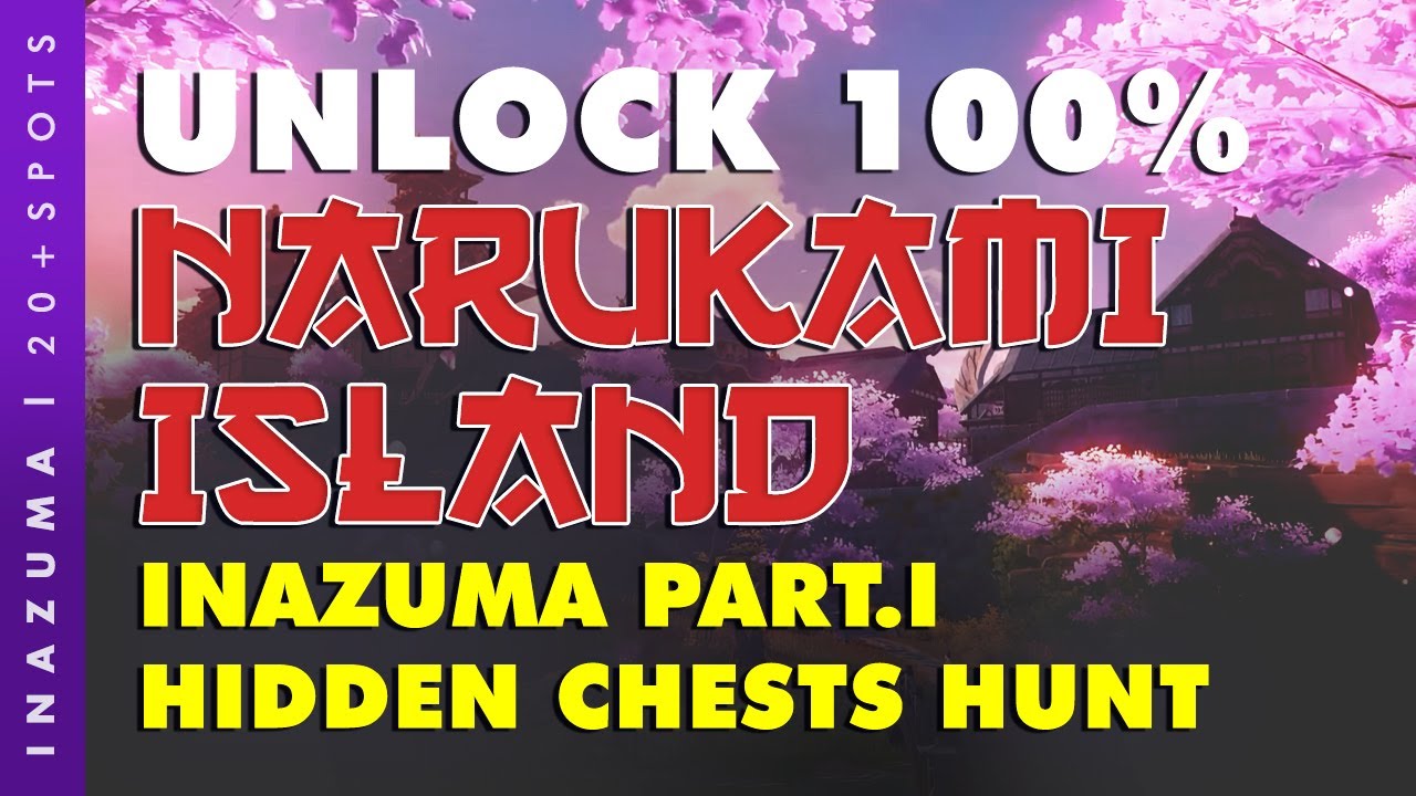 UNLOCK Narukami Island Secrets and Hidden Chests Hunt! Inazuma EP.1