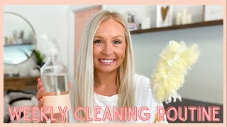 Easy Weekly Cleaning Schedule
