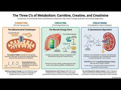 l carnitine same as creatine The Three C's: Catching the Differences Between Carnitine, Creatine, and  Creatinine #carnitine