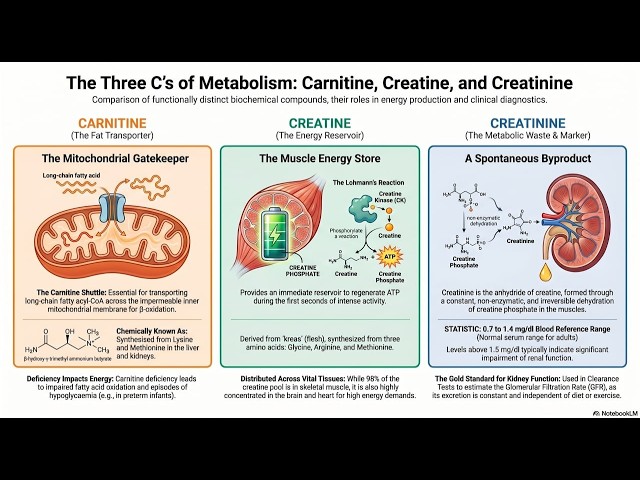 is acetyl l carnitine the same as creatine The Three C's: Catching the Differences Between Carnitine, Creatine, and  Creatinine #carnitine