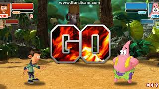 Super Brawl 2 Tag Team With Sheen Estevez And Aang Vs Patrick Star And Clic Spongebob