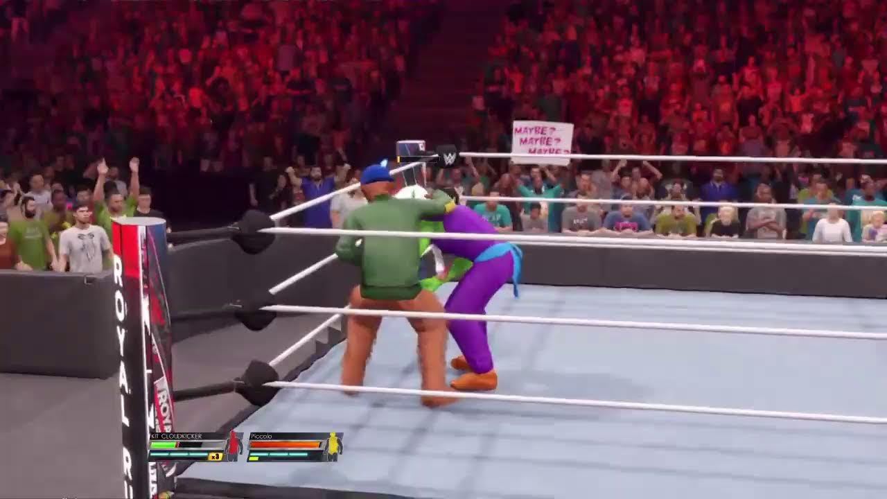 Wwe 2k22 cartoon brawl 20 man royal rumble custom characters