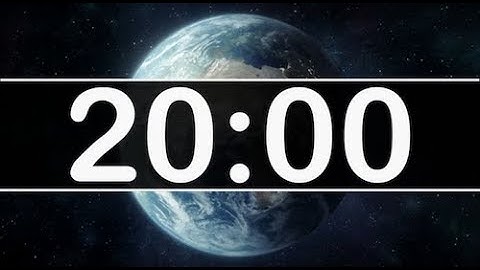 20 Minute Timer with Inspiring Music! Timer for Kids! Countdown Timer!