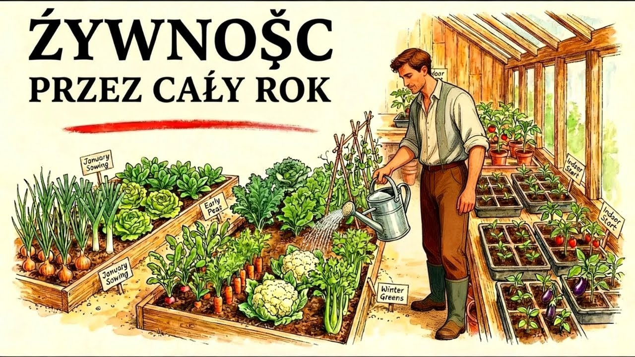 Posadź te 17 roślin w styczniu — wyżyw swoją rodzinę przez 12 miesięcy