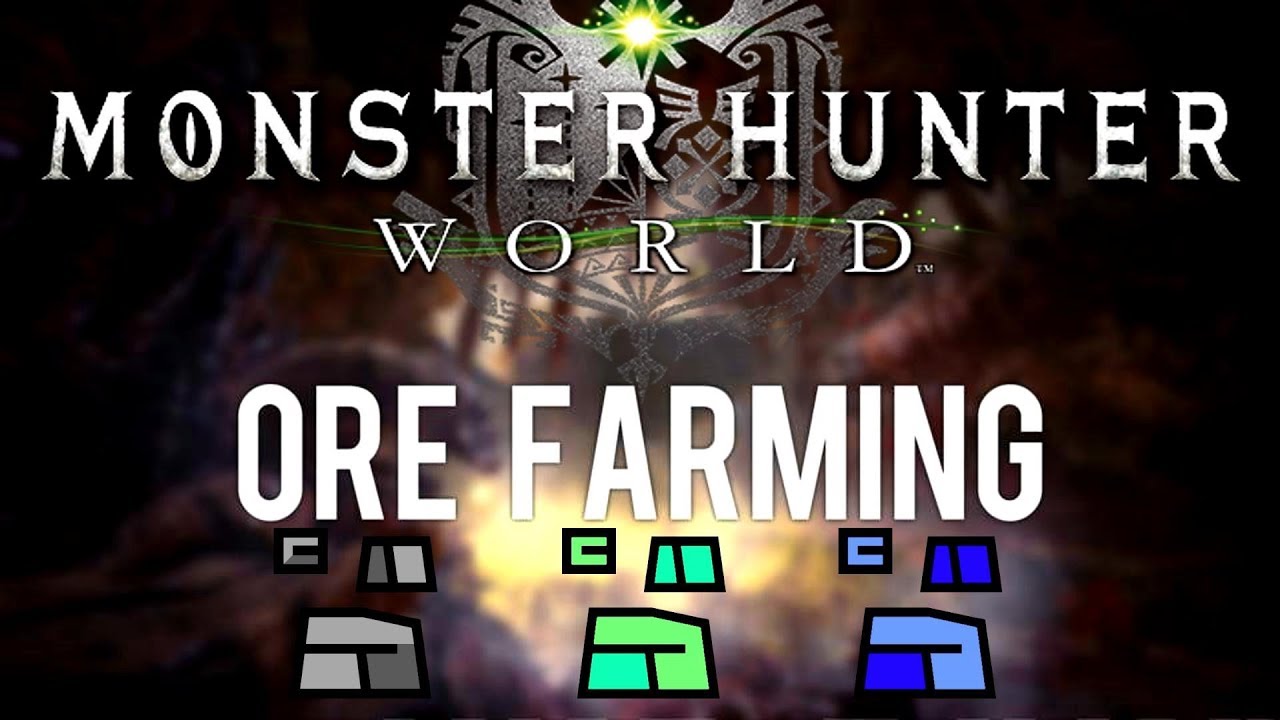 Monster Hunter Worlds | LOW RANK - ORE FARMING (PS4/XB1/PC)