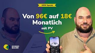 96€ ➔ 18€: So extrem senkt Photovoltaik deine Stromkosten!