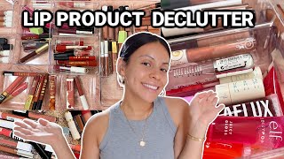 Decluttering My Entire Lip Product Collection