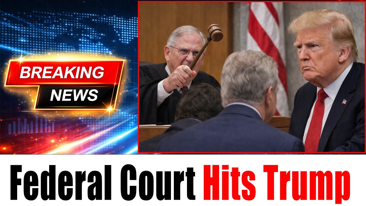 JUST NOW: Federal Court DROPS the Hammer as Trump’s Legal Shield Cracks