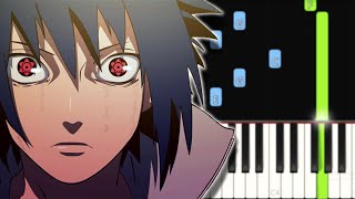 Naruto Shippuden OST - Sasuke Theme (Hyouhaku) - Piano tutorial